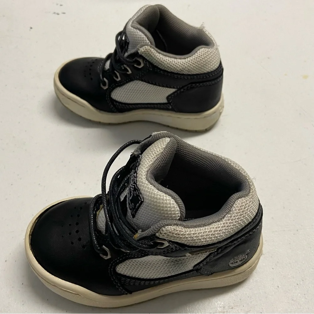 Timberland Infant Toddler Field Boots Grey Black Sz 7 Unisex Waterproof Boot Boy - Picture 7 of 10